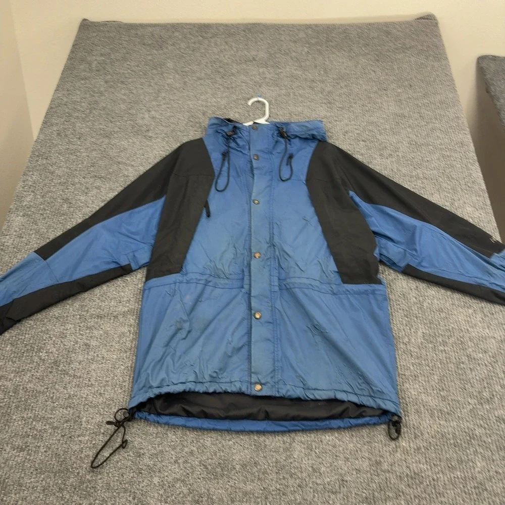Vintage The North Face Jacket Mens M Blue Nylon Gore Tex Mountain Parka Gorpcore